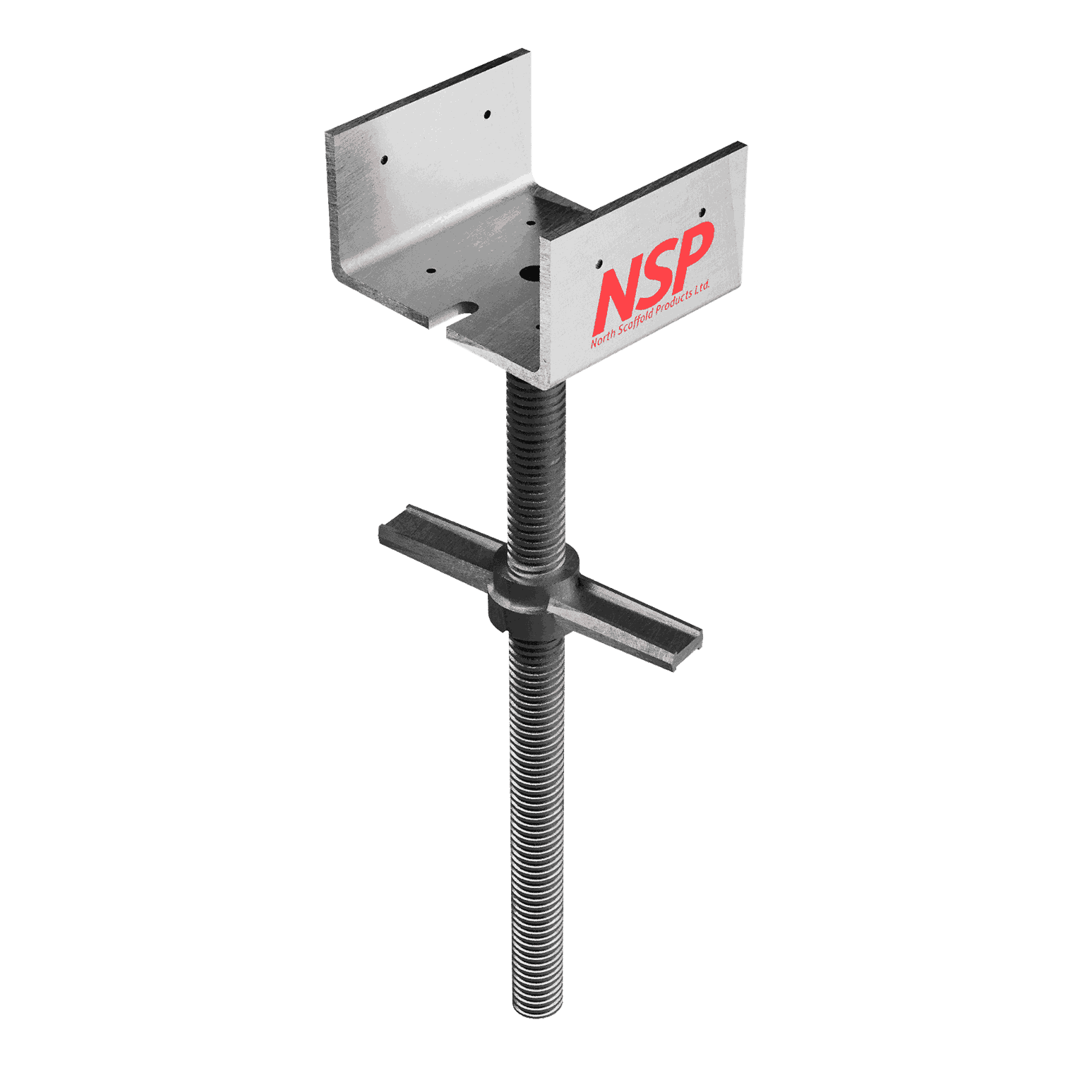 U-Head Screwjack Ø38mm (Hollow)