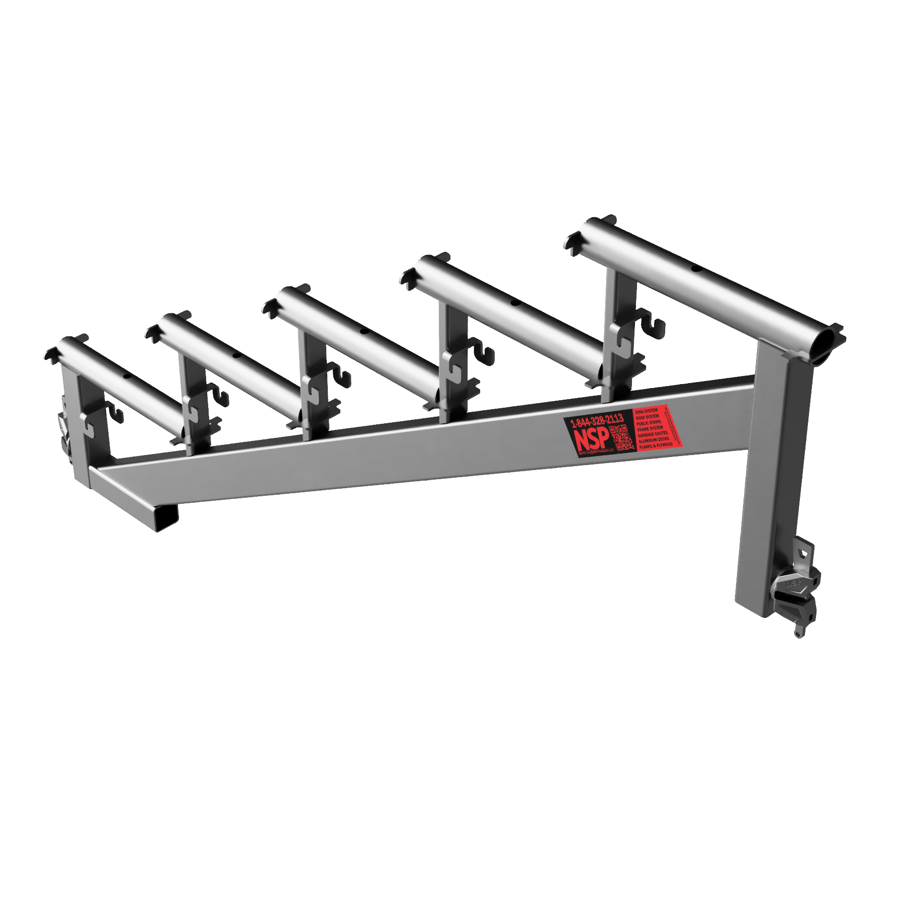 1.57m public access scaffold stair stringer for standard stair transitions